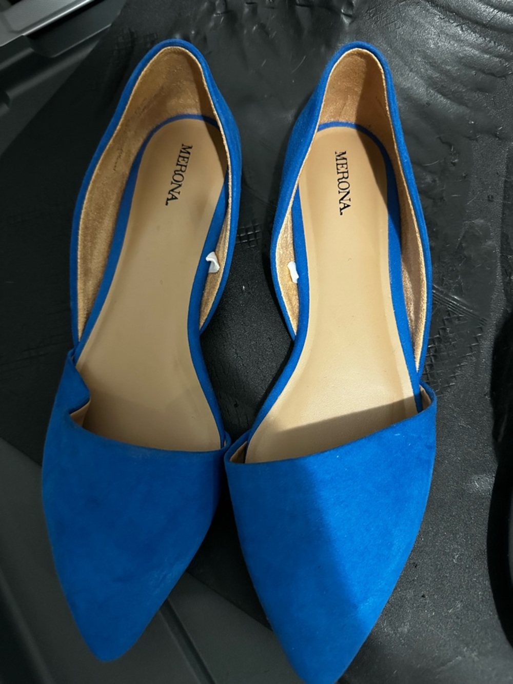 Merona Women's Royal Blue Pointed D'Orsay Flats